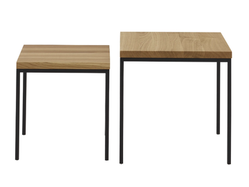 GABY - Square oak coffee table by Ligne Roset - view 2